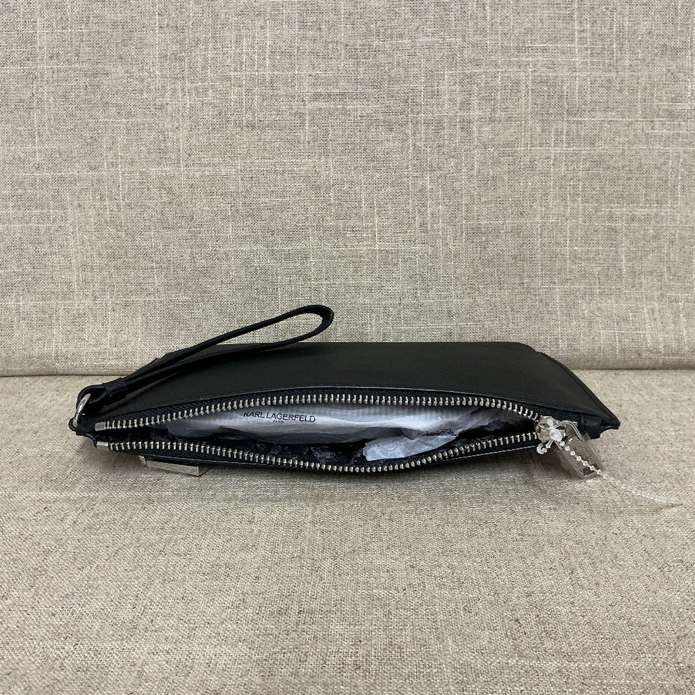 Karl Lagerfeld Paris Choupette Wristlet Wallet 9.5” - Picture 5 of 6